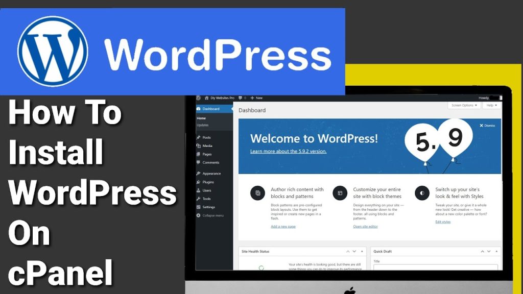 alt="Install WordPress On cPanel"