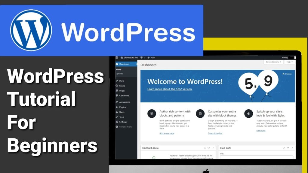 alt="WordPress Made Easy. Tutorial For Beginners 2022"