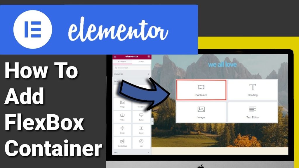 alt="How To Add FlexBox Container To Elementor Pro"