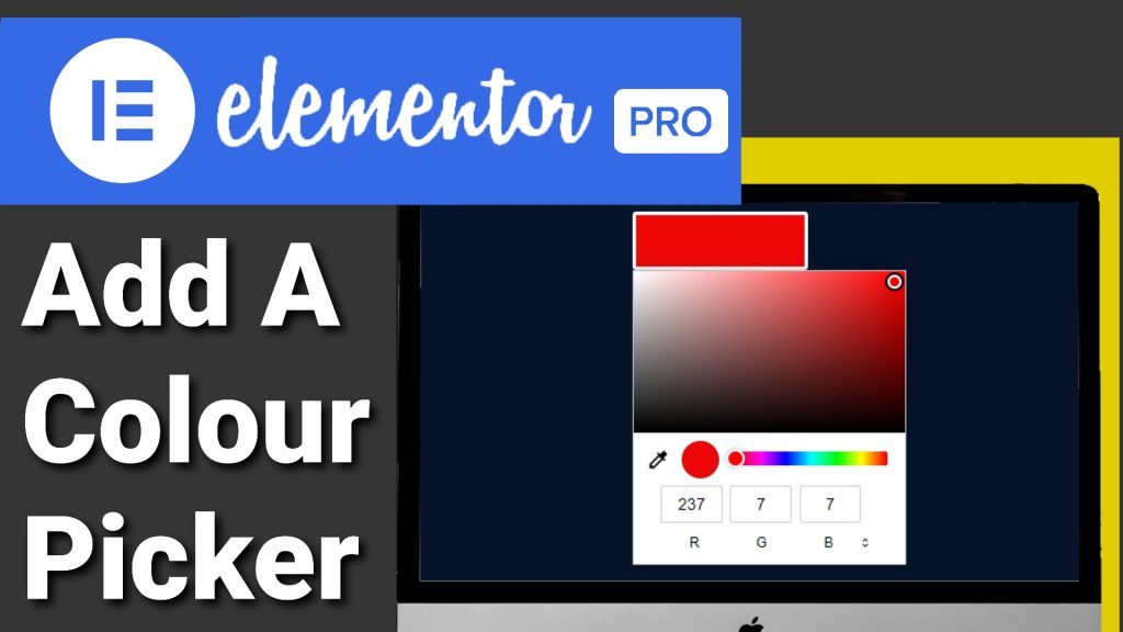 alt="How To Add A Colour Picker"
