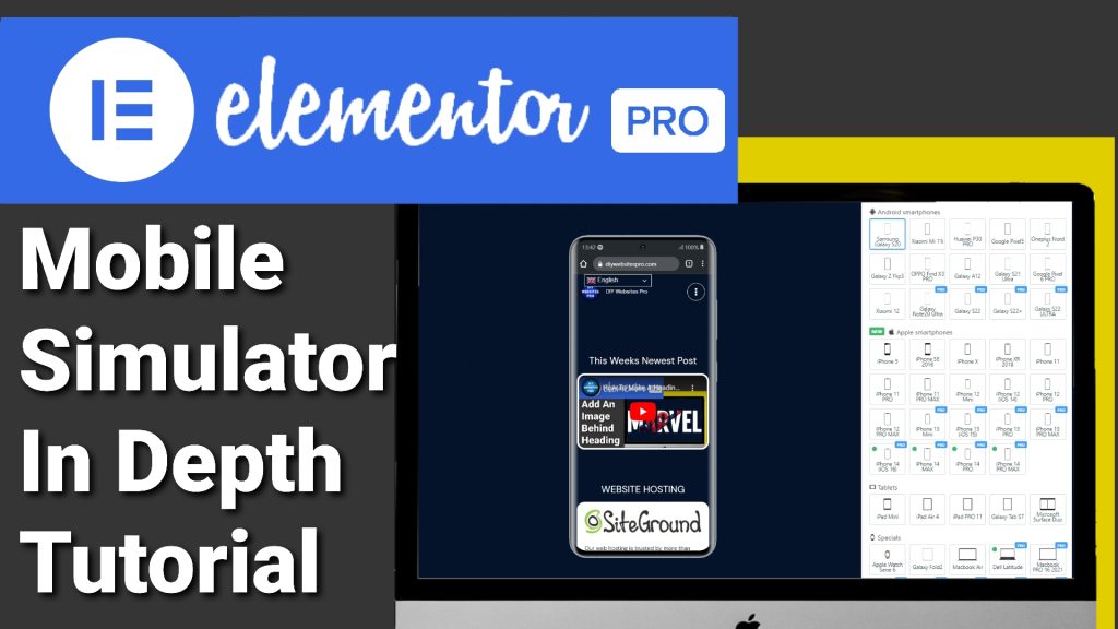 alt="Tutorial On How To Use The Mobile Simulator Extension"